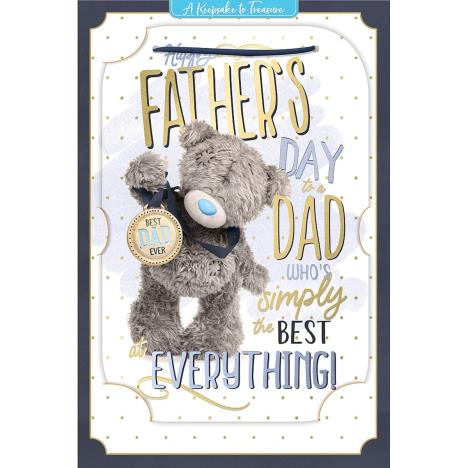 Best Dad 3D Holographic Keepsake Me to You Father's Day Card £3.39